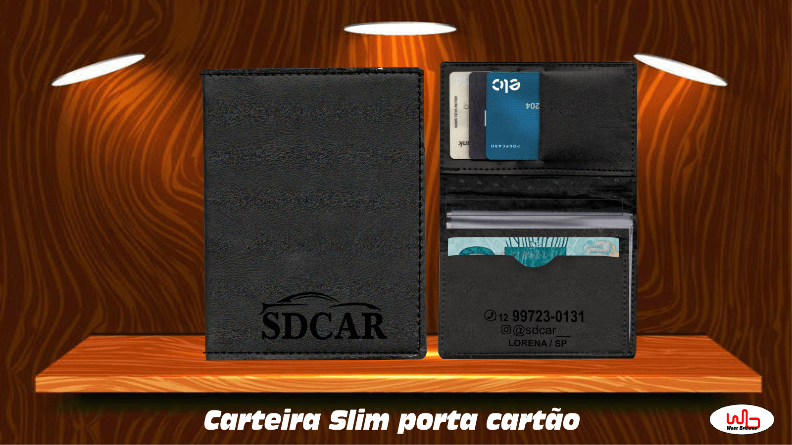 Slim porta cartão